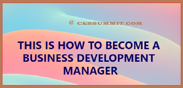 How can I be a good Business Development Manager (BDM)