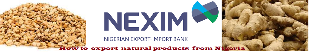 How to  export  natural products  from Nigeria