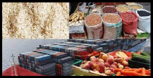 Approved food items exported from Nigeria to the U.K.