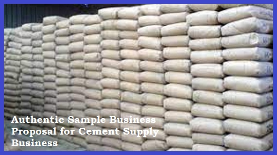 Authentic Sample Business Proposal for Cement Supply Business