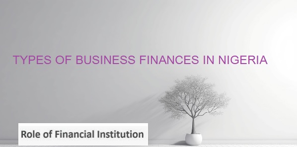 Types of business financial needs in Nigeria