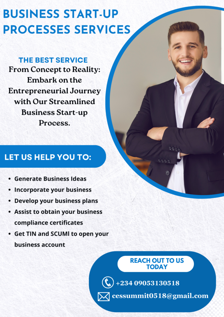 How to apply for Cessummit Business Startup Process Services