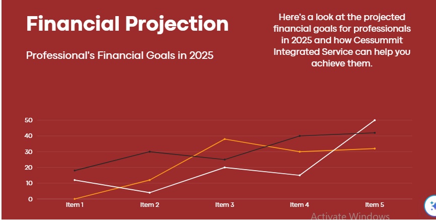 Professional's Investment goals to watch in 2025