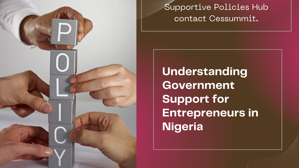 Do you need Government Entrepreneurship Supportive Policies In Nigeria?